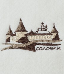 Банный набор "Соловки" (белый)