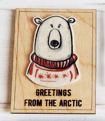 Магнит Greetings from the arctic